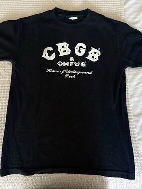 Vintage 90’s CBGB & OMFUG Black Graphic Tee